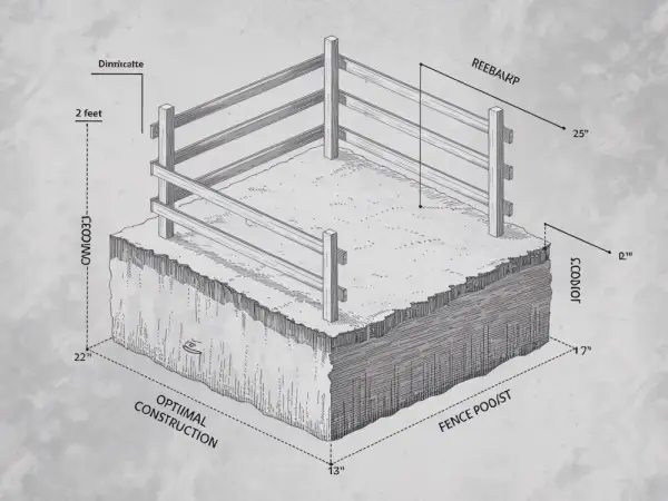 Jak głęboki fundament pod ogrodzenie? Kluczowe informacje dla Ciebie
